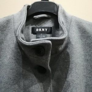 BNWT DKNY Women's Trench Coat Gray Size Large